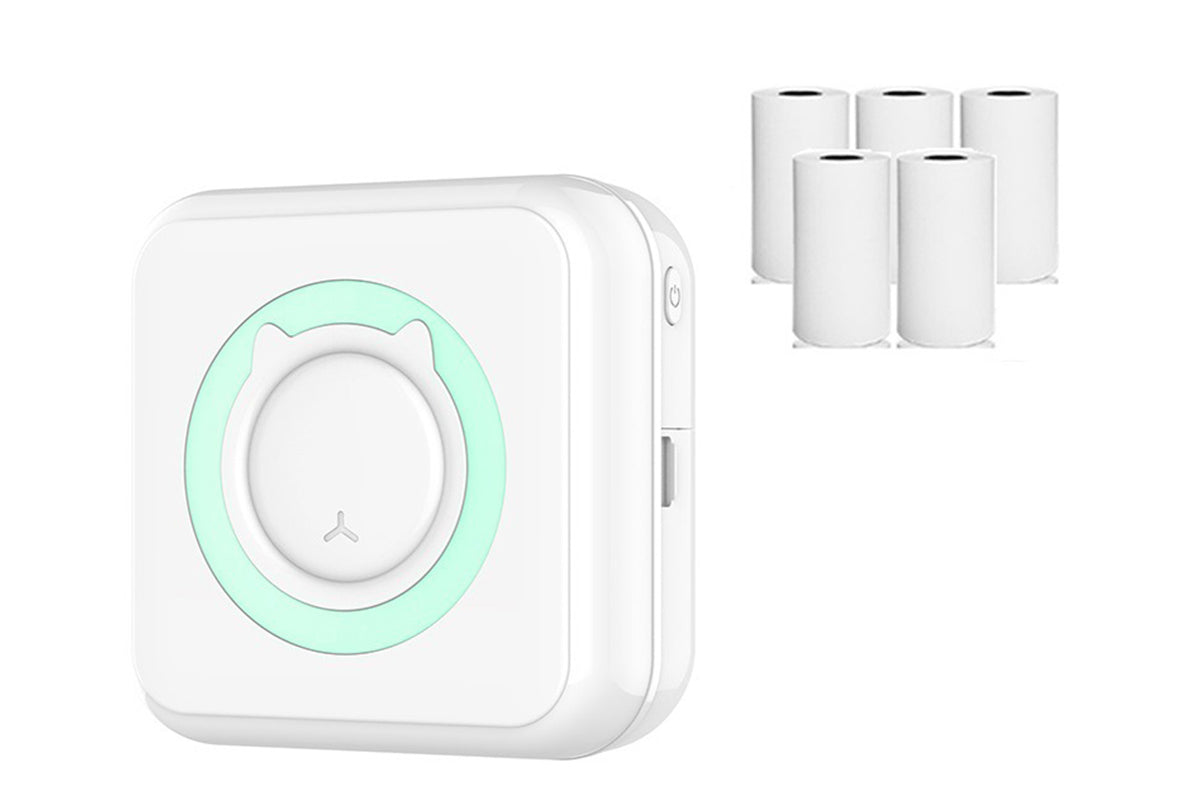 Portable Bluetooth Wireless Mini Printer Heat-Sensitive Print Maker-Green