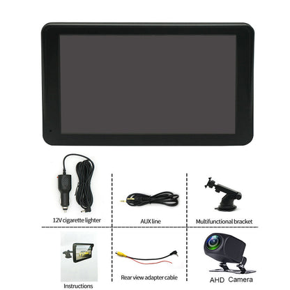 7-Inch Portable Wireless CarPlay Smart Display with AHD Camera