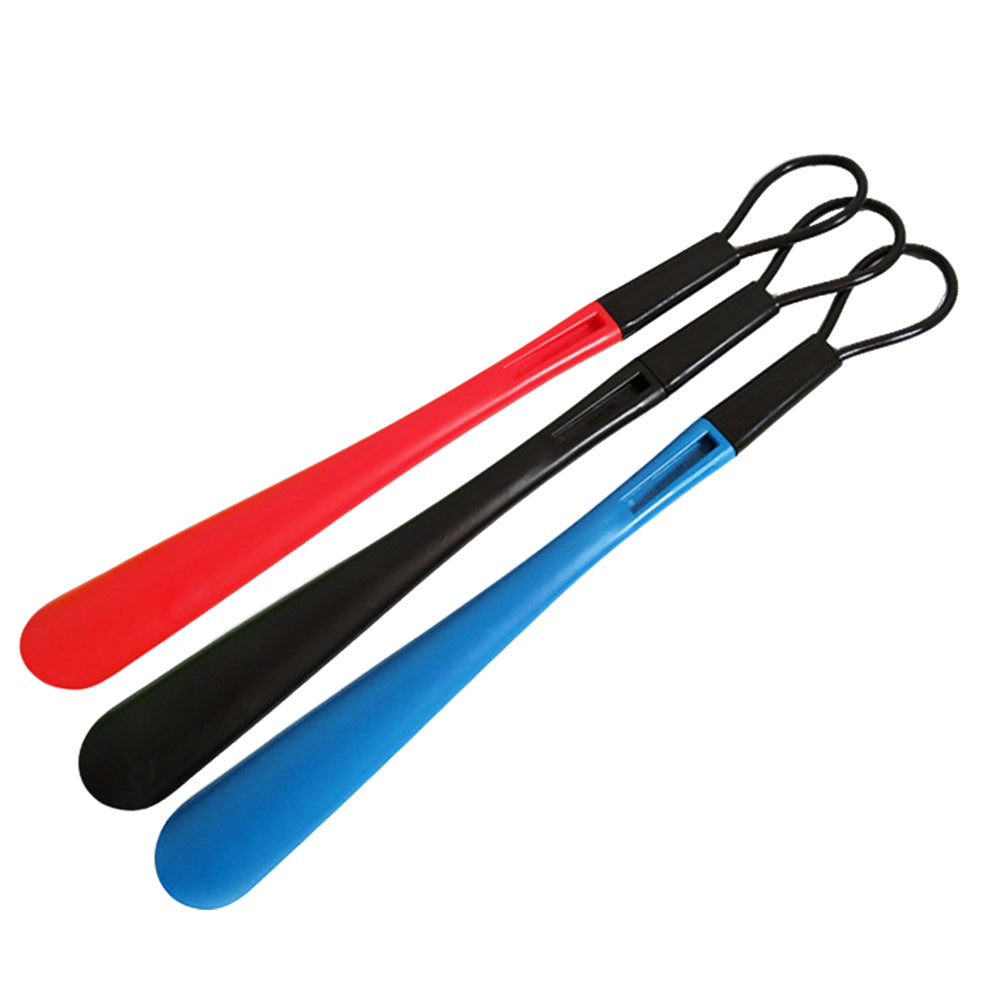 3 Pack Long Handle Shoe Horn with Hanging Hole for Elderly Pregnant Women Travel