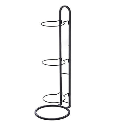 3-Tier Freestanding Ball Storage Holder Space-Saving Ball Display Stand