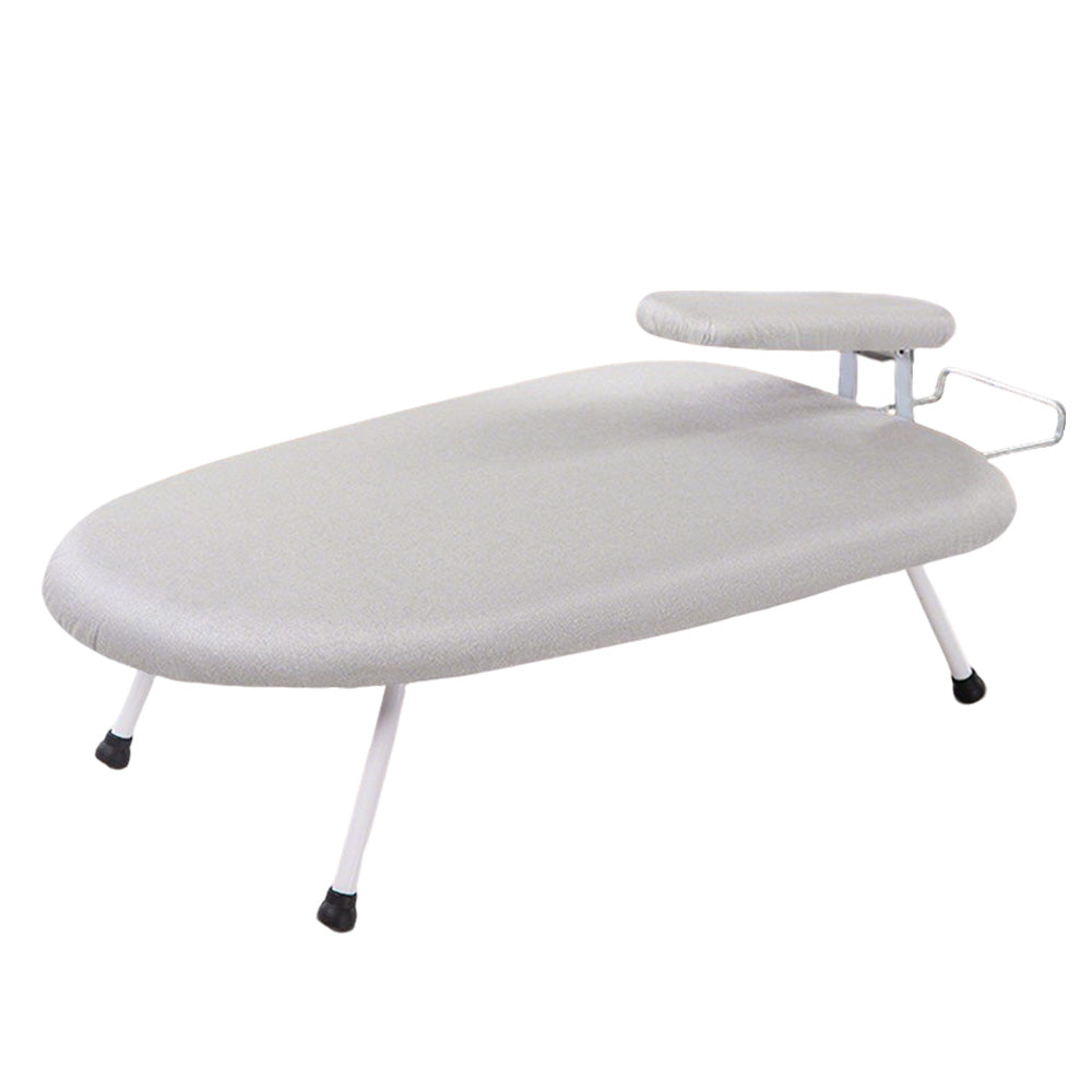 Foldable Tabletop Ironing Board with Sleeve Board and Iron Rest