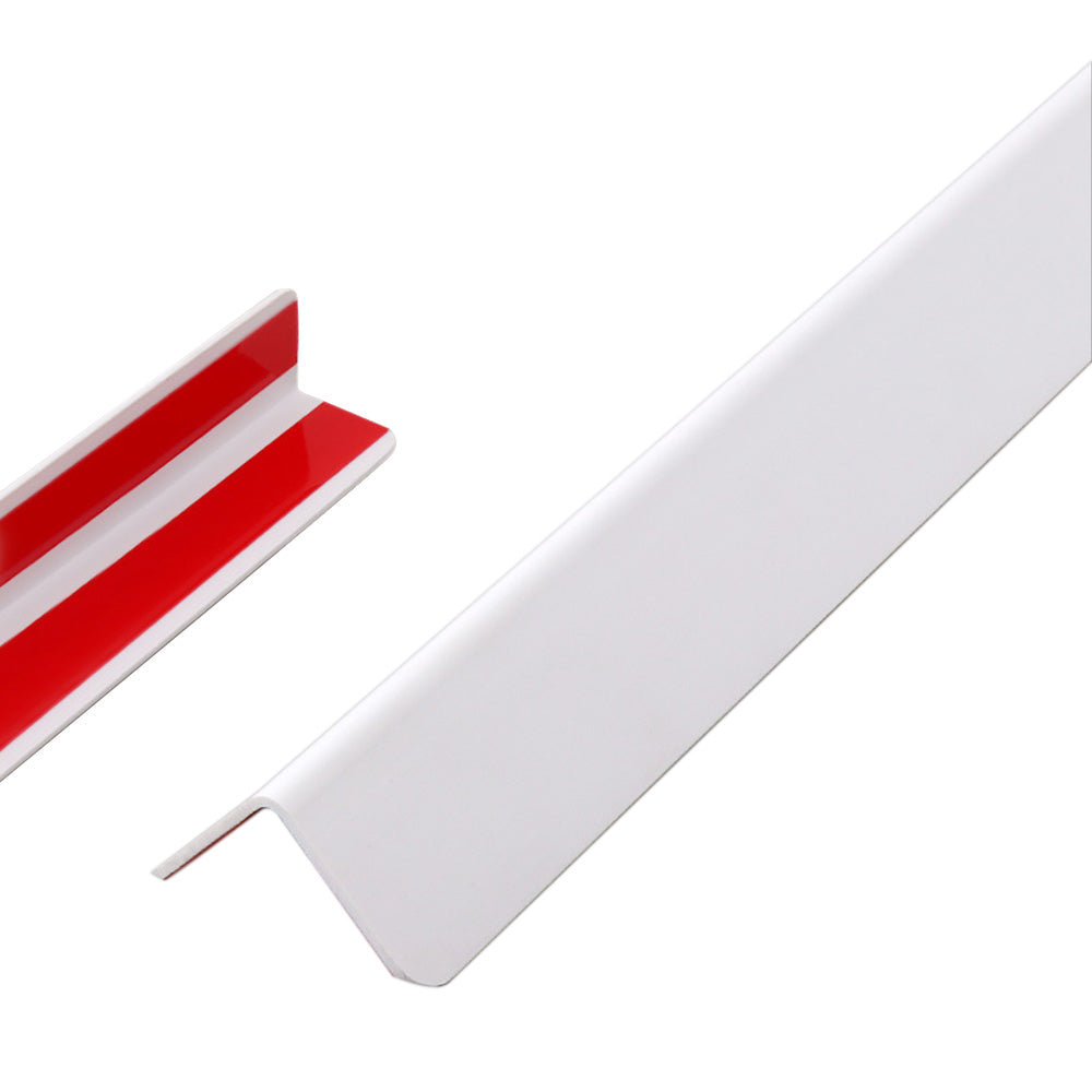 3m Flexible PVC Self Adhesive Cover Strip for 90 Degree Wall Corners- White