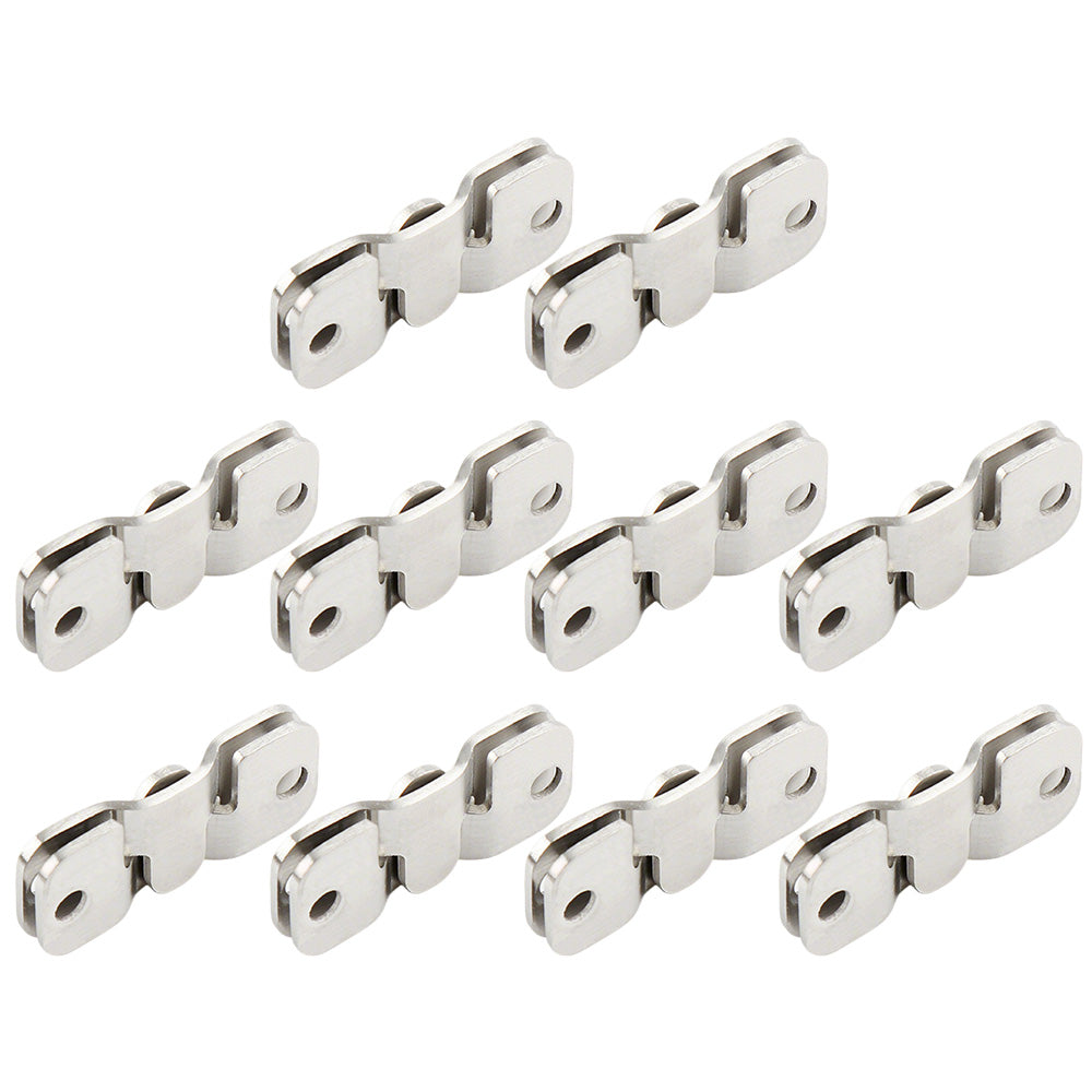 10 Pairs Flush Mount Brackets with Screws