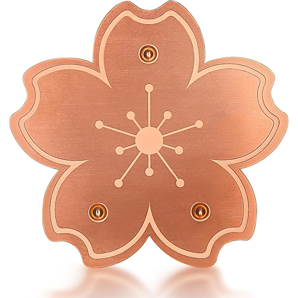 Copper Bird Bath Cleaning Disc -Flower Shape