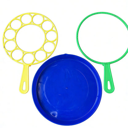 Big Bubble Wands Set Giant Mysterious Bubble Kit Wand Blower Maker With Tray