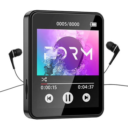 MP4 Player with Bluetooth 2.4-Inch Screen Built-in Speaker and FM Radio
