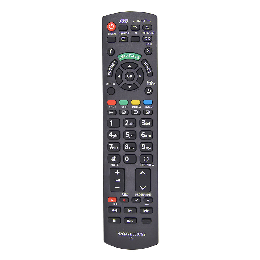 Remote Control Compatible with N2QAYB000752Panasonic Viera TVs