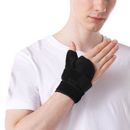 Thumb Brace Removable Thumb Spica Splint for Left Right Hand Black