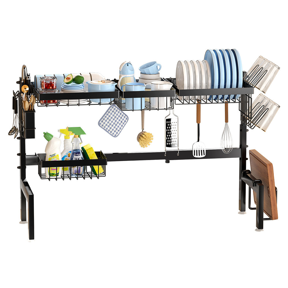 Adjustable Over-the-Sink Dish Drying Rack ¨C Kitchen Countertop Organizer