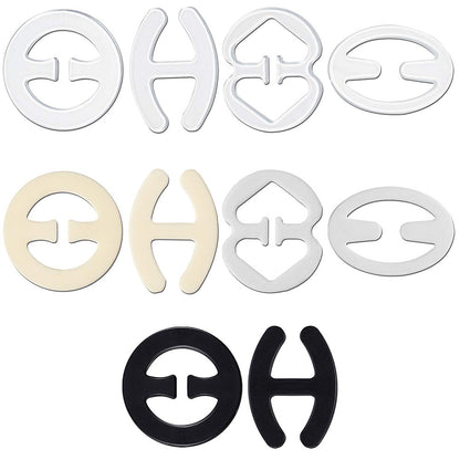 10 Pack Bra Strap Cleavage Control Sports Racerback Running Clasp Holder Clips