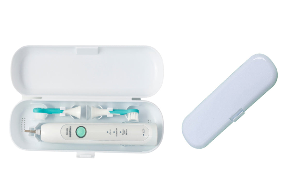 Electric Toothbrush Travel Case, Portable Toothbrush Holder-White