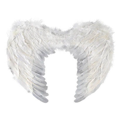 3Pcs Set Angel Costume White Angel  Wings and Halo Cosplay Kit for Christmas Party
