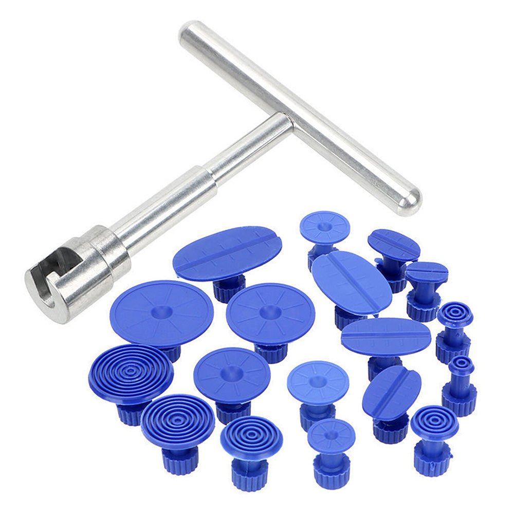 19PCS Car Dent Remover Repair Kit With T Slide Hammer Paintless Dent Puller For Car Body