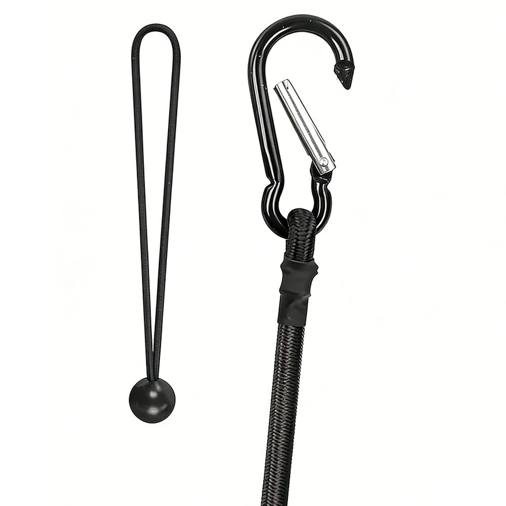 8 Pcs Bungee Cords with Carabiner