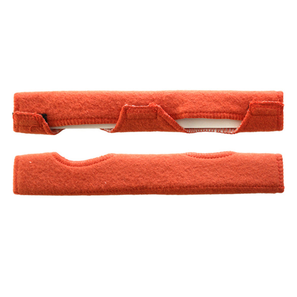 2 Cotton Fire Resistant Foam Hard Hat Sweatbands-Orange