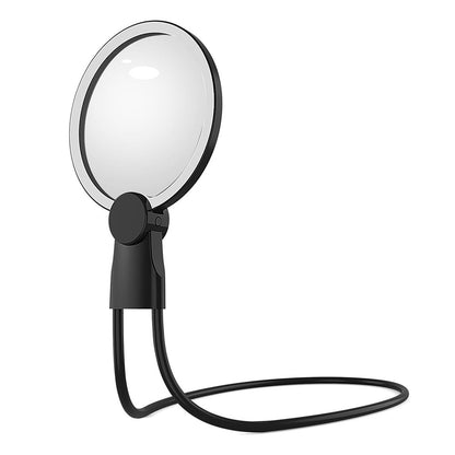 3 in 1 Magnifying Glass with Light Rechargeable Neck Mount for Reading