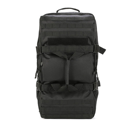 60L Military Tactical Backpack Trekking Rucksack Travel Sports Duffle Bag Black