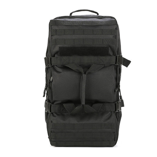 60L Military Tactical Backpack Trekking Rucksack Travel Sports Duffle Bag Black