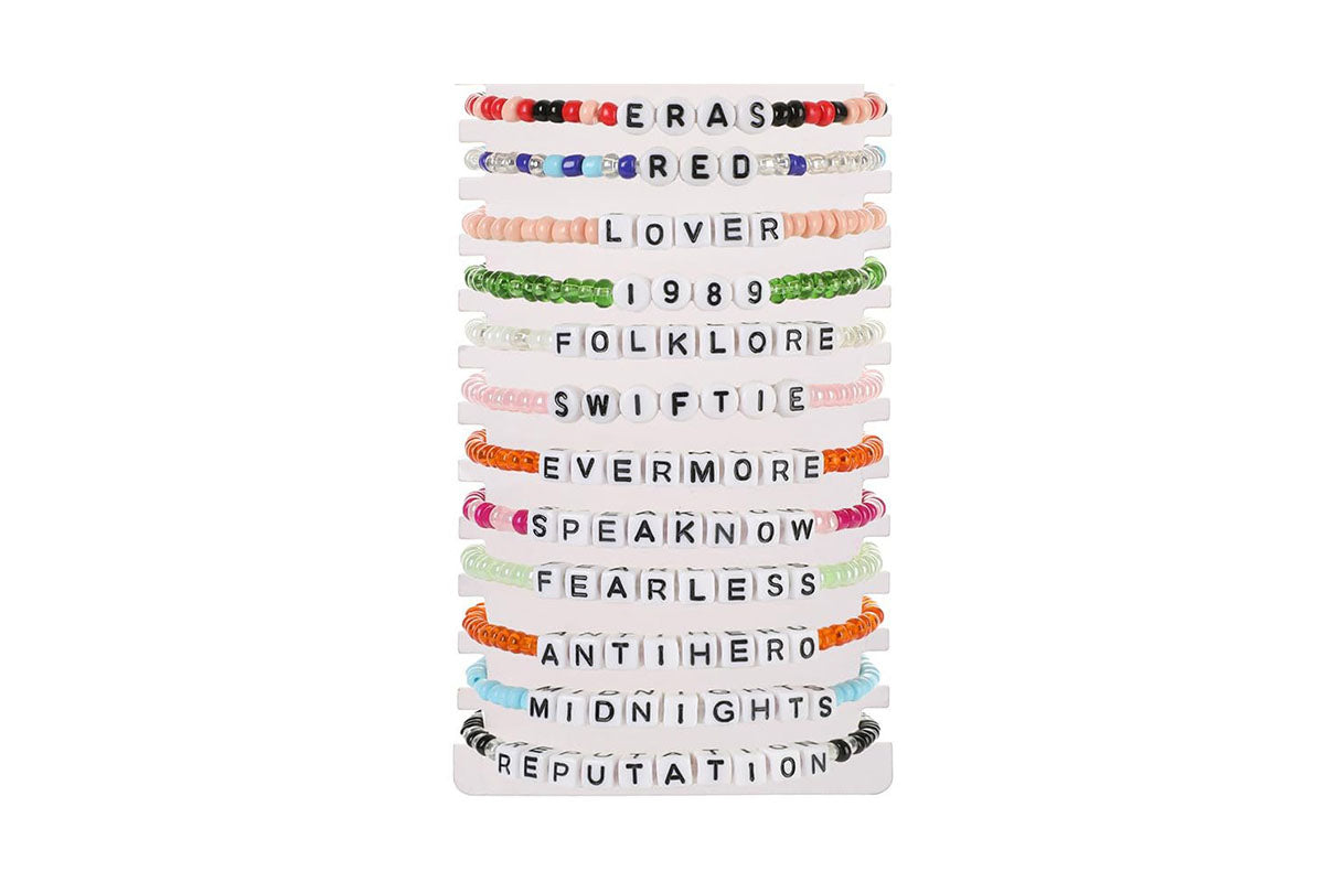 12Pcs Taylor Friendship Bracelets Lover Music Colourful Holiday Inspired Album Present