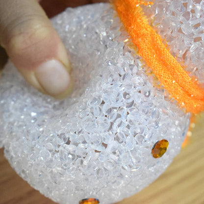 4Pcs LED Solar Christmas Snowman Garden Stake Lamp Outdoor Landscape Light Xmas Decor