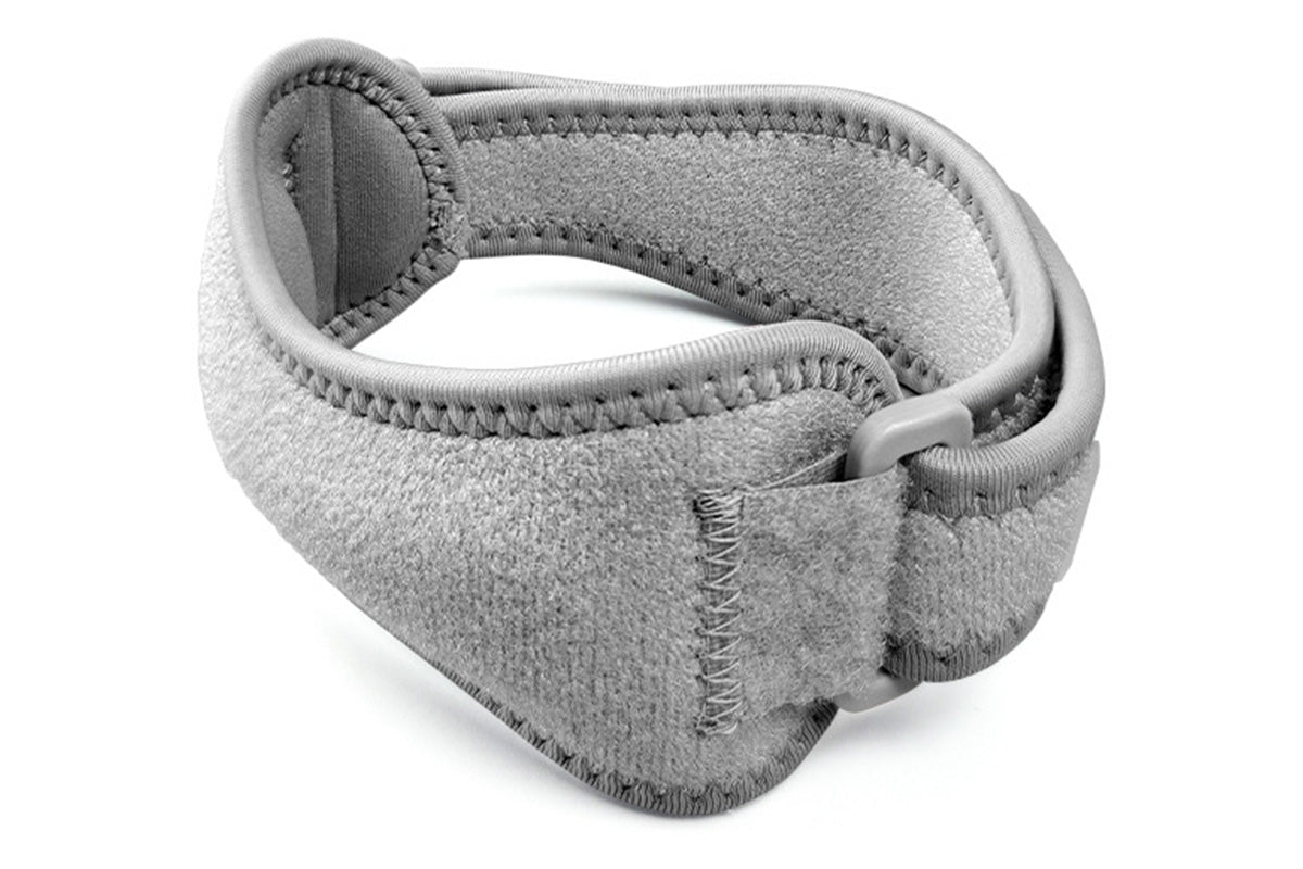 2Pcs Knee Relief Patella Stabilizer Support Brace for Running Hiking Basketball Tennis Volleyball Squats Tendonitis -Grey