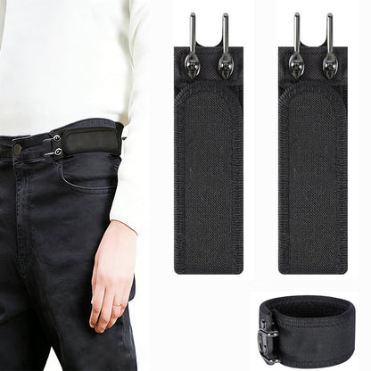 2Pcs Buckleless Elastic Belt