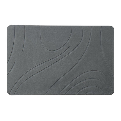 Non Slip Diatomaceous Earth Shower Mat Quick Drying Floor Mat