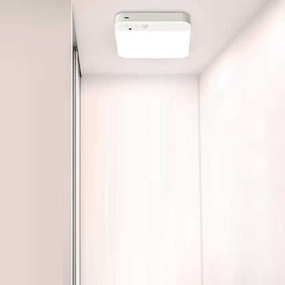 3-Mode Wireless Motion Sensor Ceiling Light Rechargeable LED Night Light for Bathroom Stairs Garage Hallway