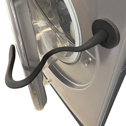 Magnetic Flexible Door Prop for Front Load Washer Washing Machine Door Holder Black