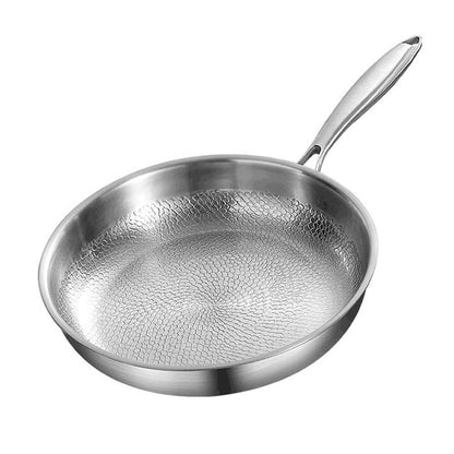 Stainless Steel Frying Pan Nonstick PFAS Free Oven for All Stoves