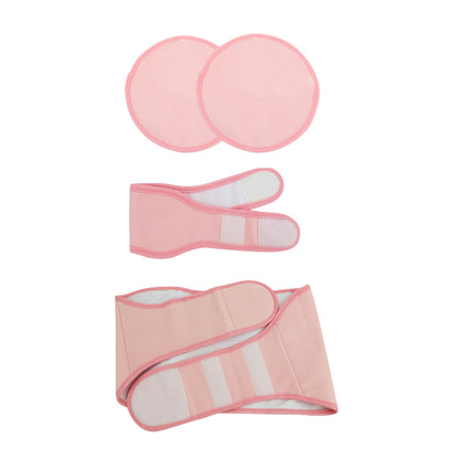 4 Pcs Set Reusable Castor Oil Wrap Kit for Waist Neck Breast