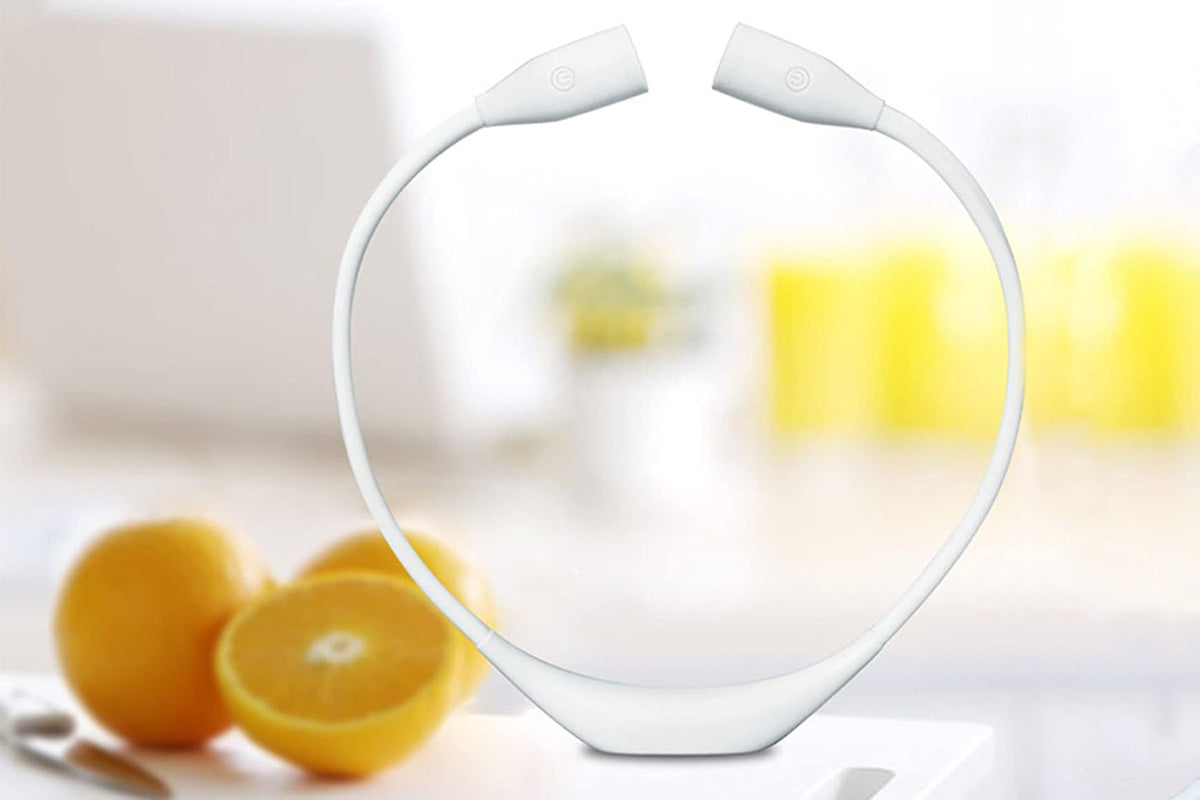 Double Head Flexible Neck Holding Light - White