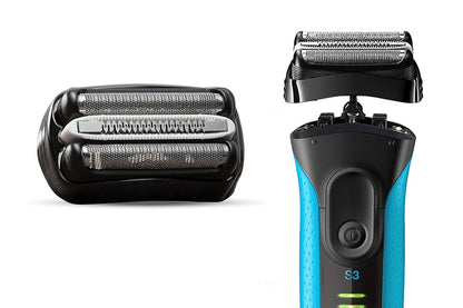 32B Replacement Shaver Head Compatible with Braun Series 3 300s 301s 310s 320 3000s 3010s 3040 350cc