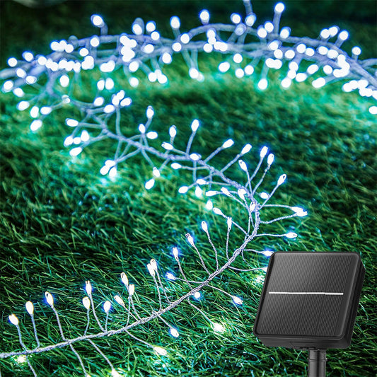 Solar String Lights ¨C Outdoor Waterproof Fairy Lights for Patio and Balcony White