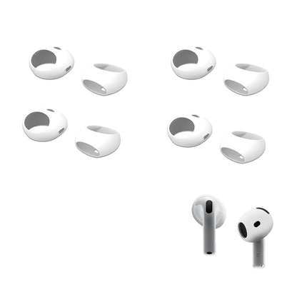4 Pairs of Ear Tips for AirPods 4 Silicone Earbuds Cover Compatible with Apple AirPods 4th Generation