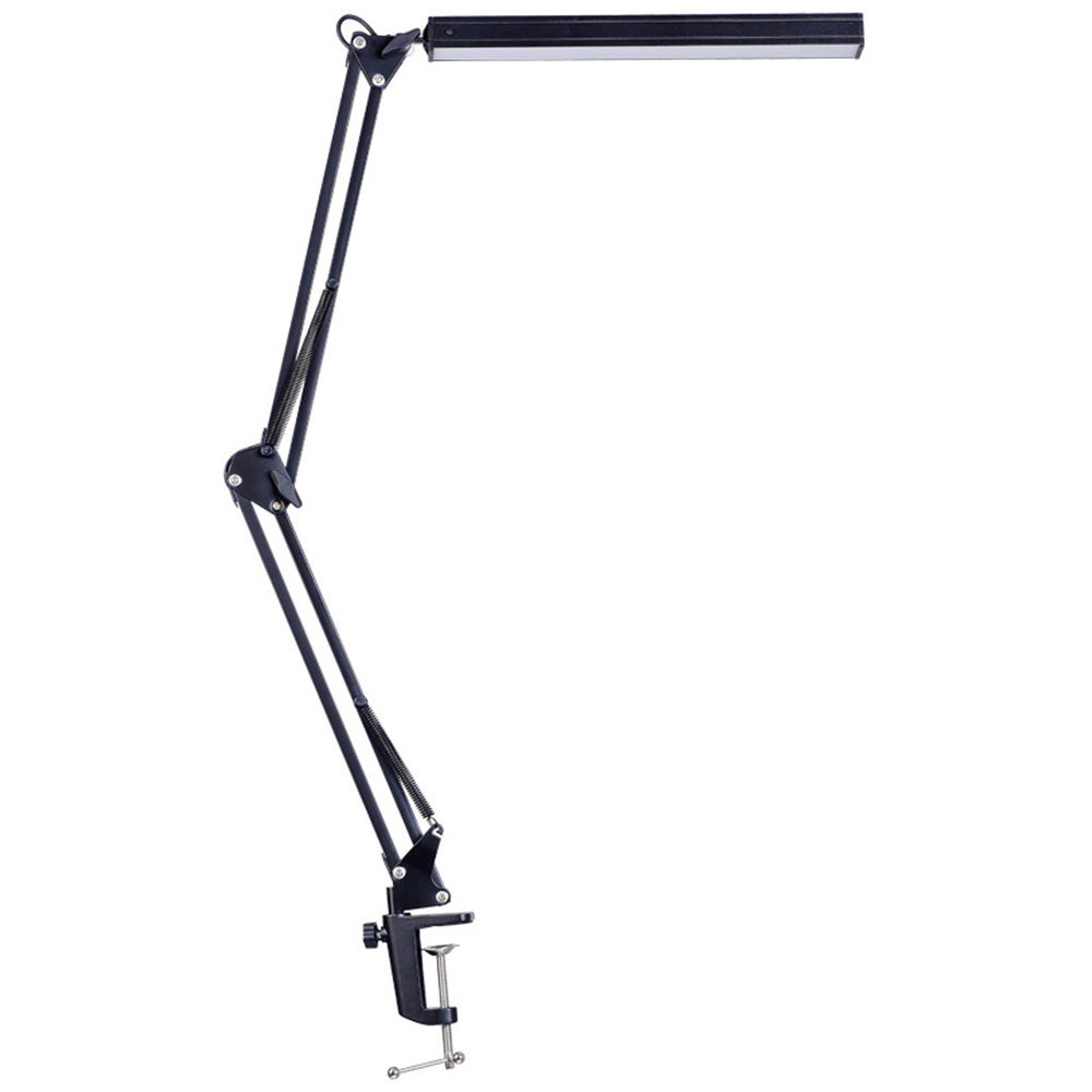 LED Clip On Desk Lamp With Adjustable Arm Reading Light For Home Office