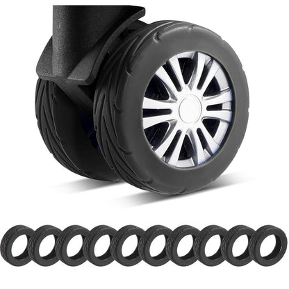 10Pcs Luggage Wheel Covers Silicone Suitcases Wheel Covers