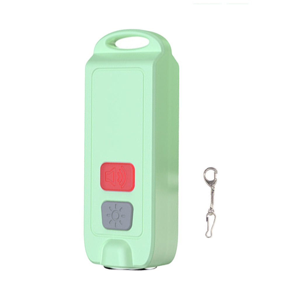 Portable Personal Alarm with LED Light 130dB Safe Personal Alarm Device for Girls Women GreenChildren Elderly