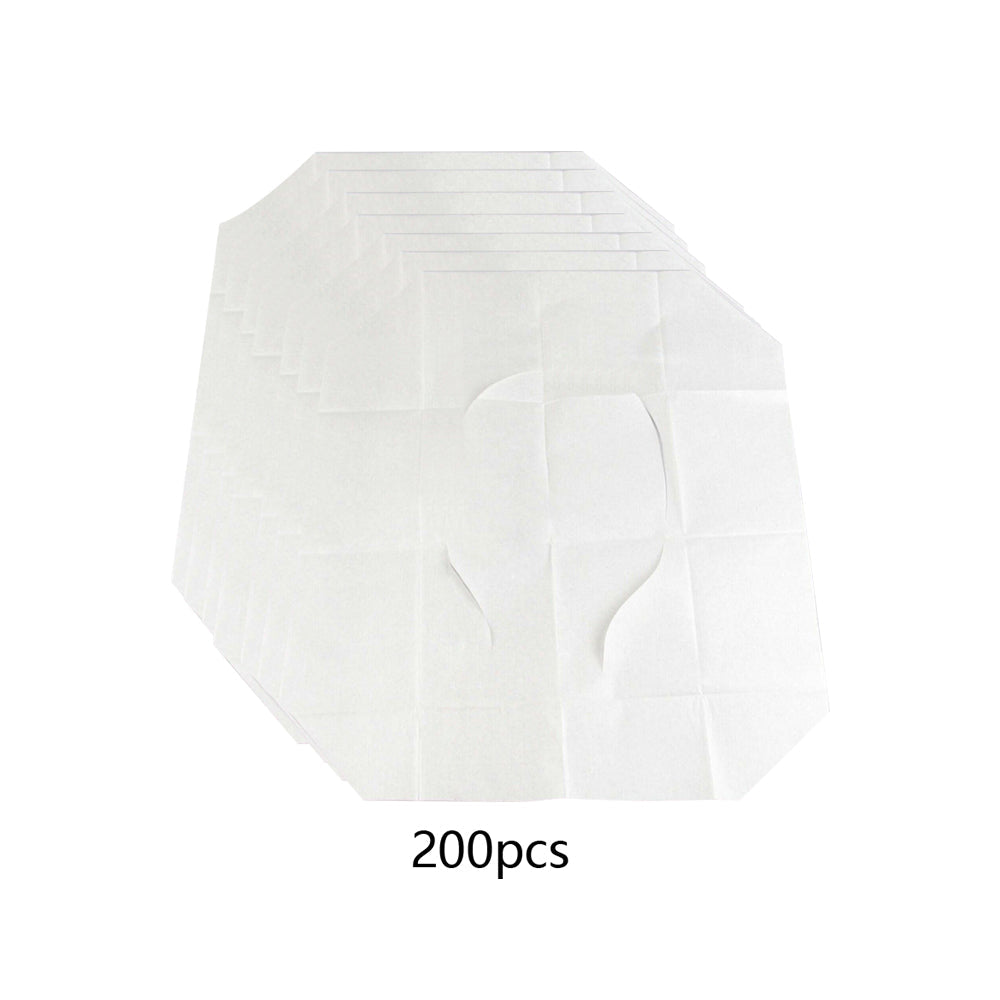 200Pcs Set Flushable Toilet Seat Cover Paper Portable Biodegradable Disposable Sanitary