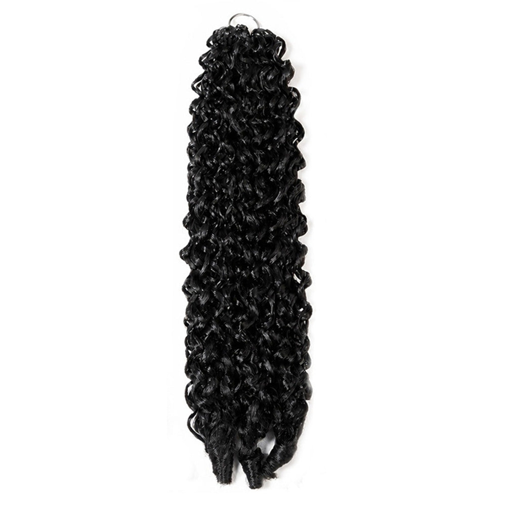 18inch Deep Wave Synthetic Feather Hair Extensions for Braids - Style 1