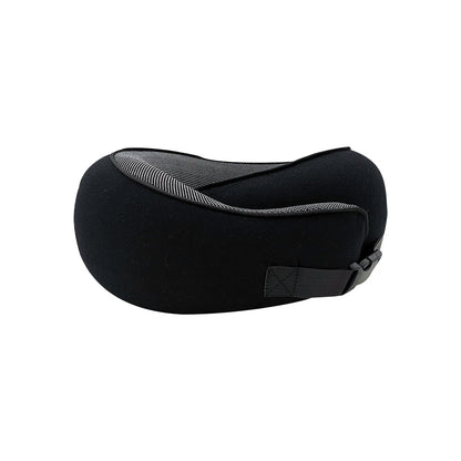 Travel Neck Pillow Comfortable U Shaped Memory Foam Neck Support Pillow Black