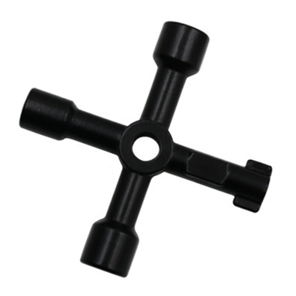 Multi-Functional Electrical Switchboards Key Lock Tools Security Switch Key Wrench-Black
