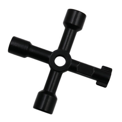 Multi-Functional Electrical Switchboards Key Lock Tools Security Switch Key Wrench-Black