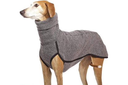 Dog Jumper Fleece Vest Sweater Stretch Sweatshirt - Grey