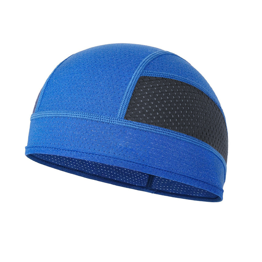 Skull Cap Helmet Liner ââ‚?Cycling & Motorcycle Cap for Under Helmet Use  Blue