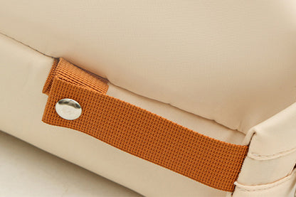 2Pcs Expandable Overnight Travel Duffel Bag Set Weekender Bag with Toiletry Bags -Khaki