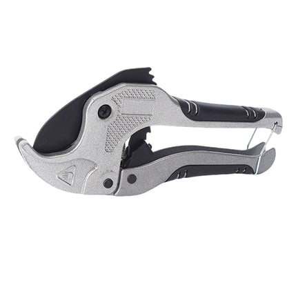 42mm PVC PPR Pipe Cutter with SK5 Steel Blade and Locking Latch - Silver