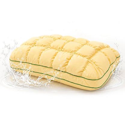 Fluffy Pillow Breathable Cute Pineapple Puff Pillow-Yellow