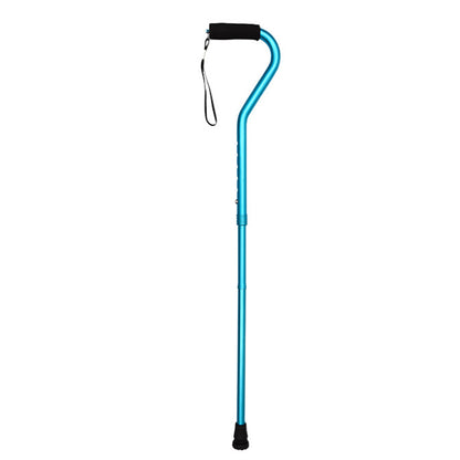 Foldable Lightweight Adjustable Aluminum Alloy Walking Stick-Blue