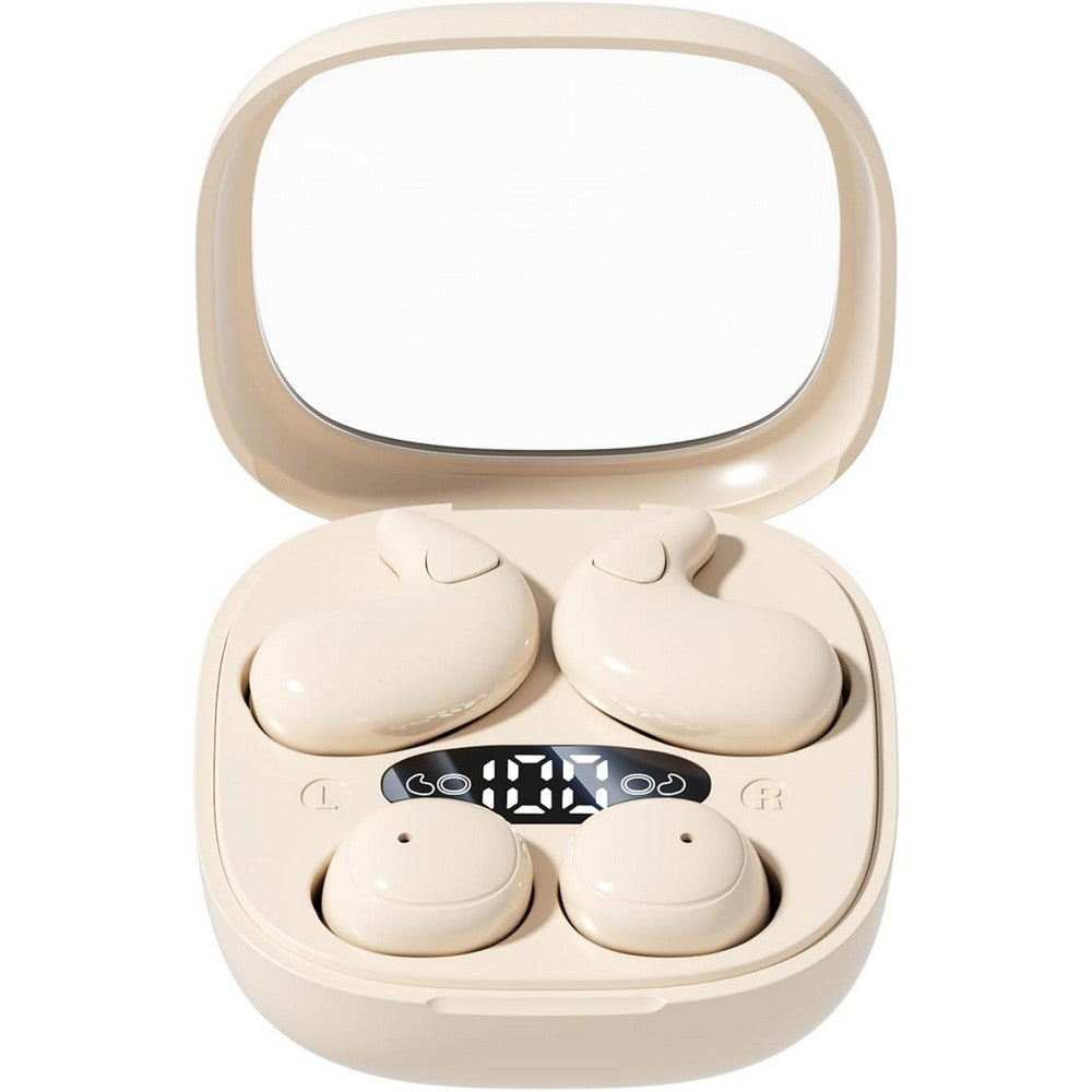2 in 1 Side Sleeper Bluetooth Earphones Invisible Sleep Headphones-Beige